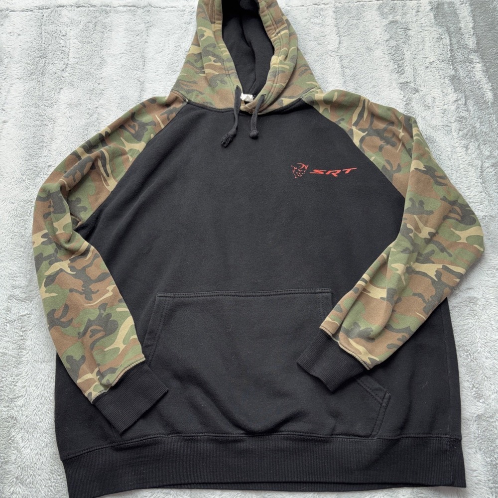 Dodge Srt Black And‎ Camo Hoodie Extra Large